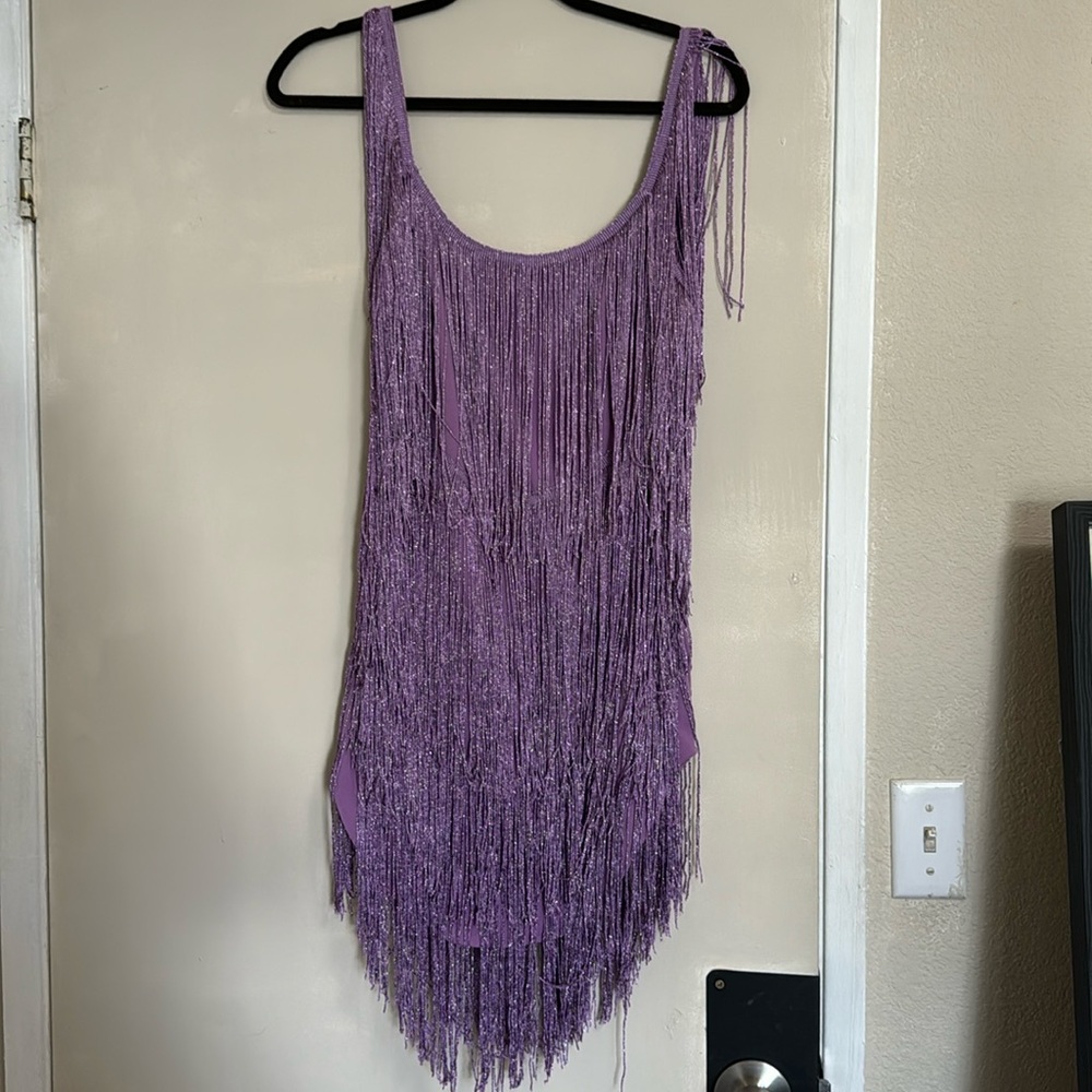 Purple Fringe Dress - Worn Once for Taylor Swift Concert (LIKE NEW)